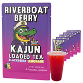 KaJun LOADED TEA front packaging showing River Boat Berry and benefits
