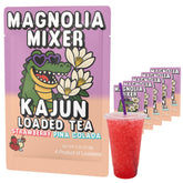 KaJun LOADED TEA front pouch showing Magnolia Mixer flavor and benefits