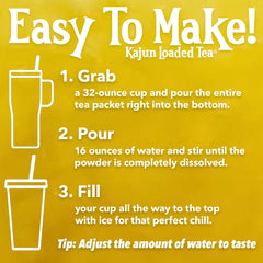 KaJun LOADED TEA mixed drink over ice showing creamy cocktail flavor enjoyment