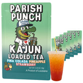 KaJun LOADED TEA front packaging showing Parish Punch flavor and benefit