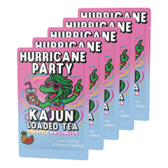KaJun LOADED TEA powder scoop with vivid color demonstrating quick dissolve and bold flavor