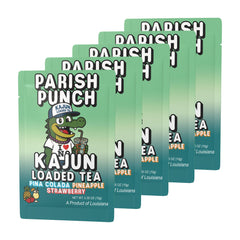 KaJun LOADED TEA powder texture in spoon showing easy dissolution benefit