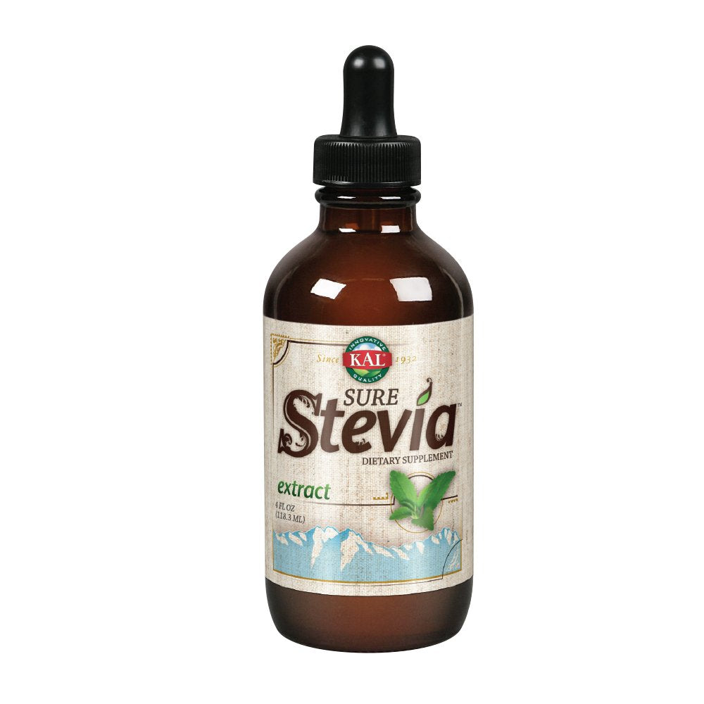 KAL Sure Stevia front packaging showing bottle and label for clear selection