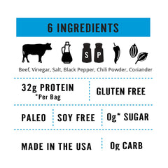 Kalahari Biltong garlic in hand portion size demonstrating on-the-go convenience