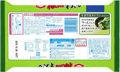 Kameda close-up of cracker texture highlighting crispness and wasabi coating