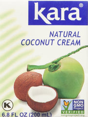 KARA front packaging showing carton and label, highlights shelf‑stable convenience