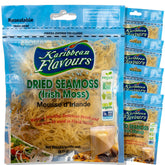 KARIBBEAN FLAVOURS front packaging showing five 3oz pouches and clear labeling benefit convenience