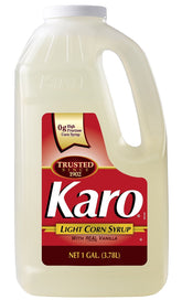 KARO light front packaging showing label and large 128-ounce benefit