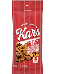 Kar's front of package showing 1.75 oz single-serve bags and variety