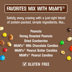 Kar’s close-up of M&M’S, peanuts and cranberries highlighting flavor mix
