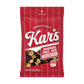Kar’s front packaging showing 2 oz individual snack pack, convenient portability benefit