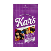 Kar's front pouch view showing branding and resealable benefit