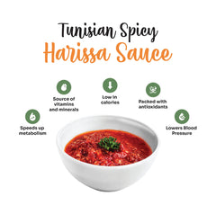 Kartago harissa open jar texture close-up highlighting spreadability and smoky depth
