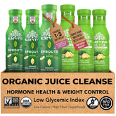 Karviva front packaging showing six bottles and organic badge benefit