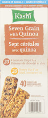 Kashi bar held in hand to show size and portion-controlled snack benefit