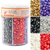 KASVAN front of bottle showing six-color pearl mix and easy storage benefit