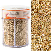 KASVAN front bottle view showing gold pearl sprinkles and quantity benefit