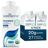 Kate Farms front packaging showing nutrition facts and benefits