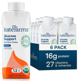 Kate Farms front packaging showing vanilla bottle and label benefits
