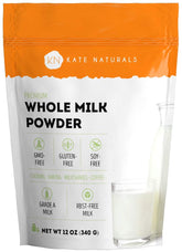 Kate Naturals pouch front view showing product branding and size for pantry convenience