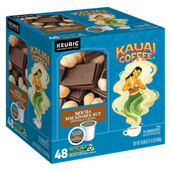 Kauai Coffee front box view shows packaging and count for convenience