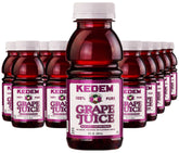 kedem front packaging showing 24-pack of 8oz bottles and kosher label for easy serving