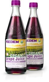 kedem front packaging 22oz two-pack showing label and organic badge, clear ingredient benefit