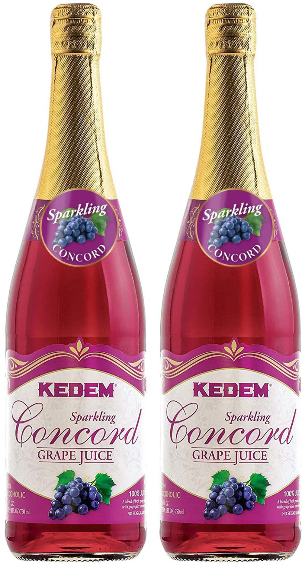 kedem front packaging showing two bottles and label clarity benefit
