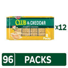 Keebler tray layout with 8 sandwich crackers per tray for convenience