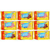 THE HAMPTON CANDY COMPANY Keebler front box showing nine king-size wafer packs and flavors