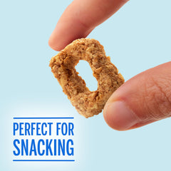 Kellogg's Cracklin' Oat Bran in bowl with milk illustrating sustained crunch and flavor