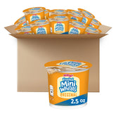 Kellogg's Frosted Mini-Wheats front packaging showing case features and convenience