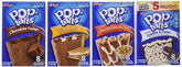 Kellogg's Pop-Tarts variety pack front view showing four chocolate boxes, easy gift option
