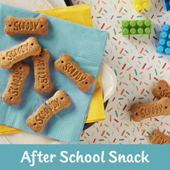 Kellogg's dog-bone shaped graham cracker detail showing fun Scooby design