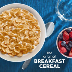 Kellogg's Special K bowl with milk and strawberries showing a balanced breakfast
