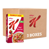 Kellogg's Special K front packaging showing family-size box and branding benefit clarity