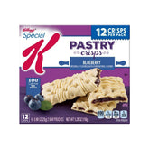 Kellogg's Special K front packaging showing twin blueberry pastry crisps ready to grab