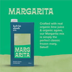 Kelvin lime margarita slush texture in bowl showing smooth consistency