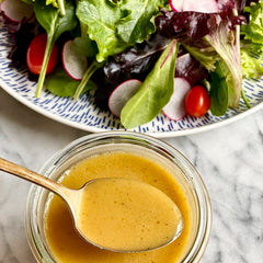Ken's honey mustard pouch opened close-up showing creamy texture benefit