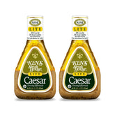 Ken's light Caesar front packaging showing bottle and label for easy identification and convenience