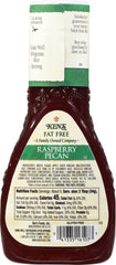 Ken's Steak House dressing drizzled on mixed greens and fruit, adds bright sweet-tart flavor