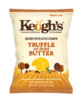 Keogh's front packaging showing truffle and butter flavor and premium appeal