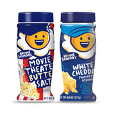 Kernel Season's front packaging double jar showing both flavors and convenience