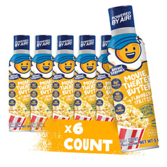Kernel Season's front packaging showing bottle and label with buttery benefit