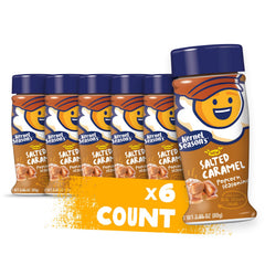 Kernel Season's front jar showing label and caramel flavor for easy snacking