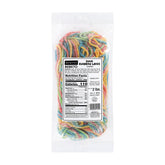 Kervan front of bulk bag showing bright licorice laces and brand for easy party stocking