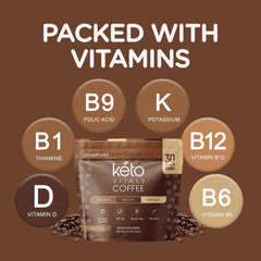 Keto Vitals poured into mug showing quick dissolution benefit