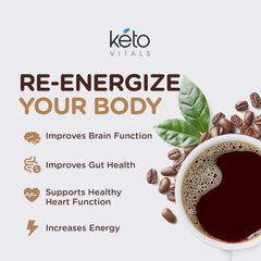 Keto Vitals powder texture close-up demonstrating smooth mixability