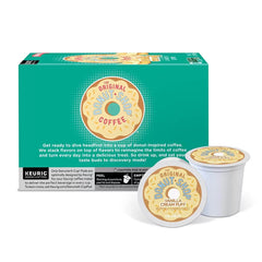 Keurig coffee pouring into mug showcasing vanilla aroma and quick brew benefit