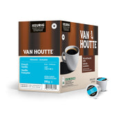 Keurig Van Houtte box front showing 24-count pods and product branding, convenient storage